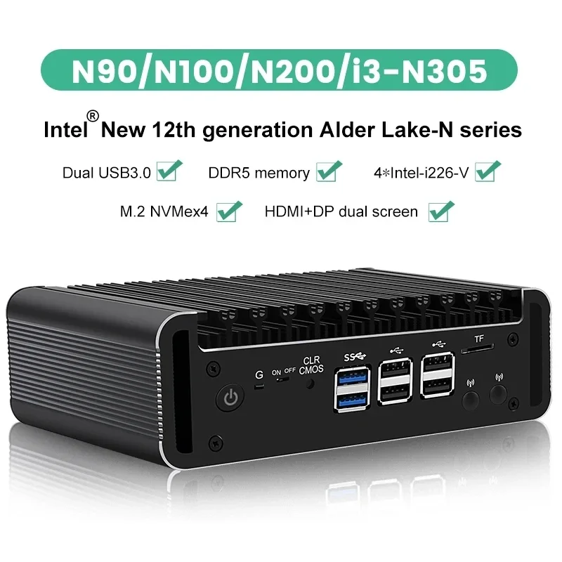 12th Gen Firewall Mini PC Alde - đánh giá và giá Ddr5 4800Mhz