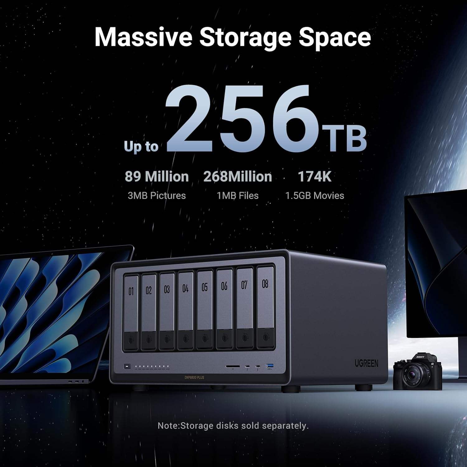 UGREEN NAS DXP8800 Plus 8-Bay  - đánh giá và giá Ddr5 8Gb