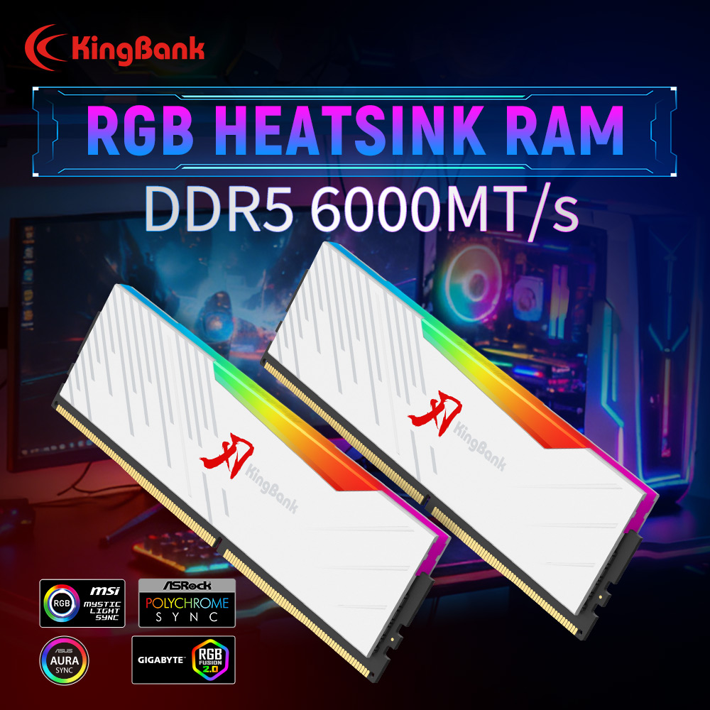 KINGBANK KRRW DDR5 RGB RAM 16G - đánh giá và giá Ddr5 16Gb 6000Mhz