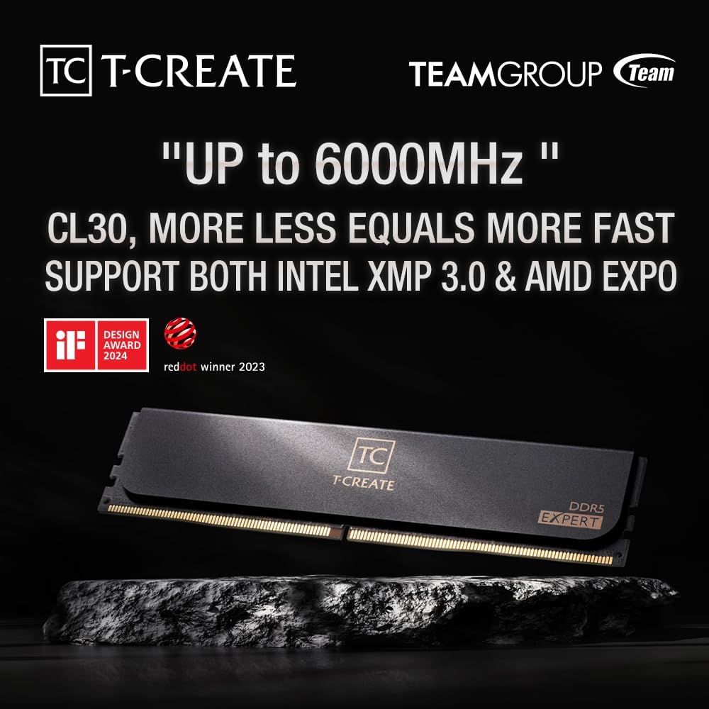 TEAMGROUP T-Create Expert CL30 - đánh giá và giá Ddr5 6000Mhz