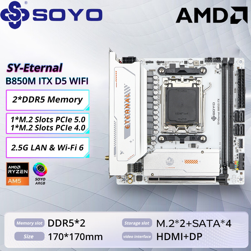 SOYO B850M ARGB Motherboard WI - đánh giá và giá Ddr5 Rgb Ram