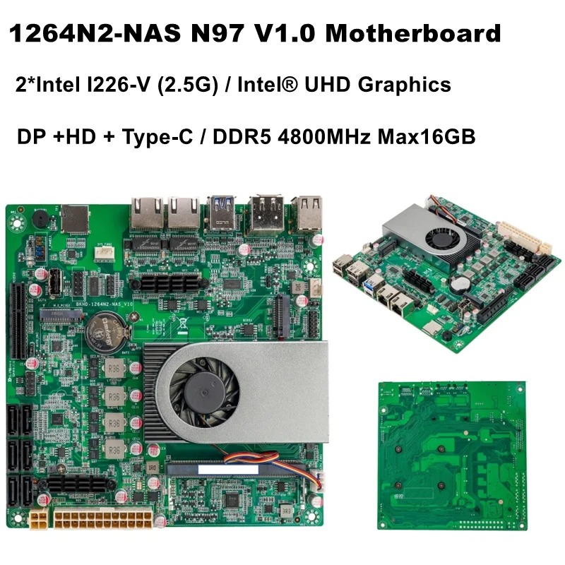2*Intel I226 V 2.5G 1264N2 NAS - đánh giá và giá Ddr5 4800Mhz
