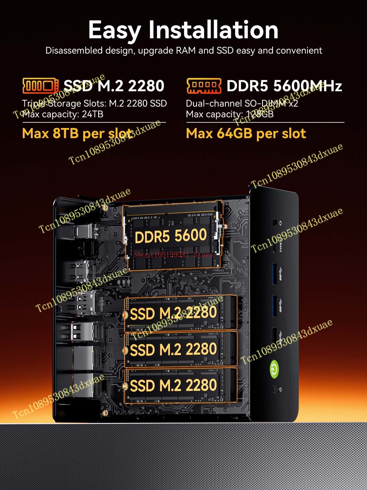 GMKtec NcuBox K12 MINI PC Ryze - đánh giá và giá Ddr5 64Gb