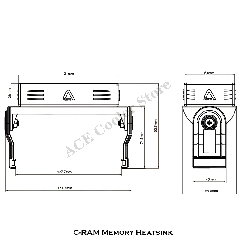 Alseye Memory RAM Cooler for D - đánh giá và giá Ddr5 Rgb Ram
